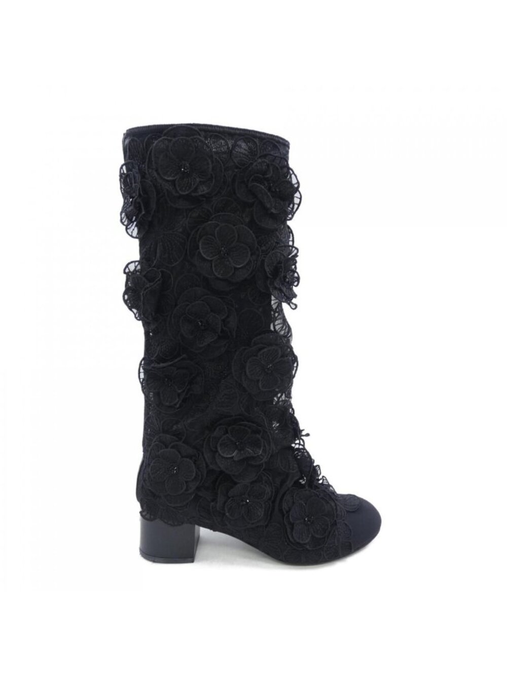 Chanel High Boots Black 37